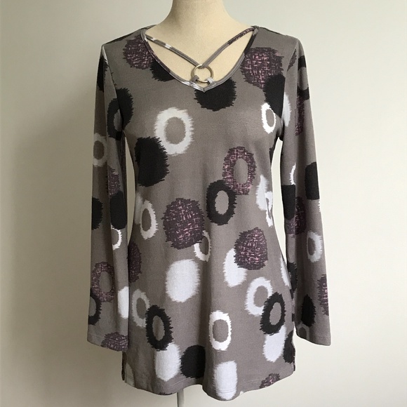 Le Grenier - Gray Long Sleeves Shirt - Picture 1 of 6